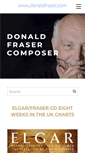 Mobile Screenshot of donaldfraser.com