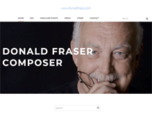 Tablet Screenshot of donaldfraser.com